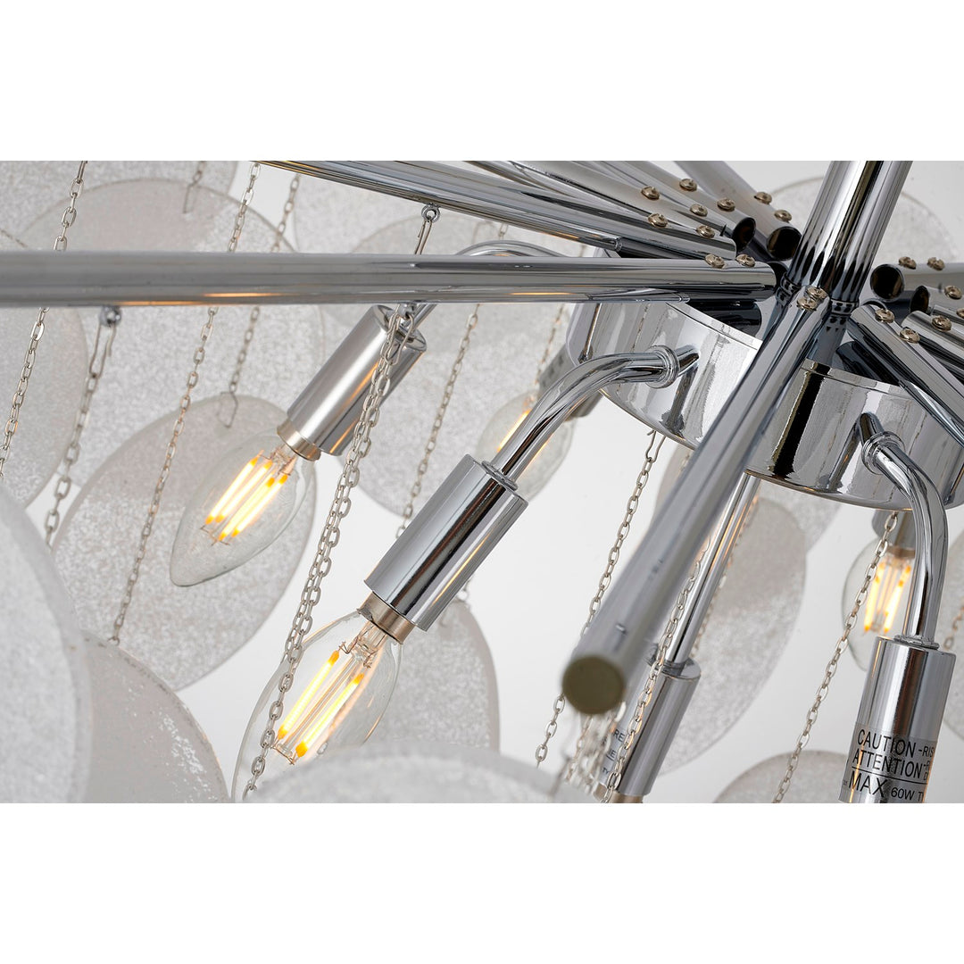 Semi Flush Mount In Chrome Finish