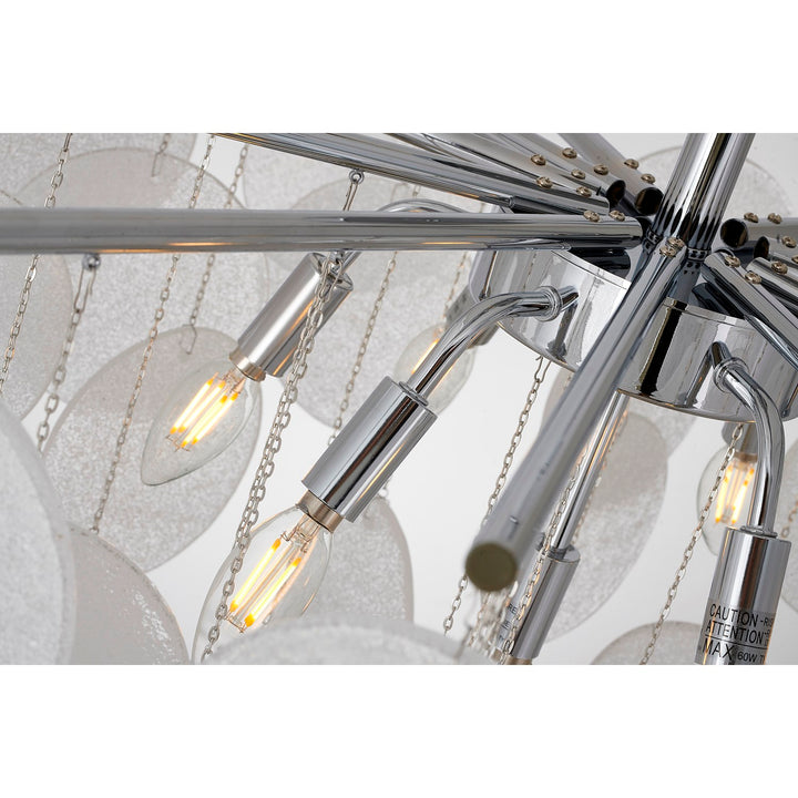 Semi Flush Mount In Chrome Finish
