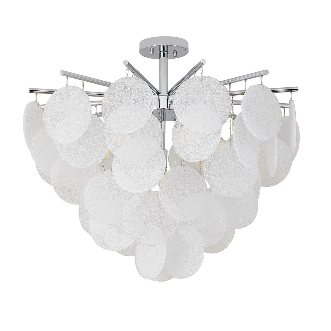 Semi Flush Mount In Chrome Finish