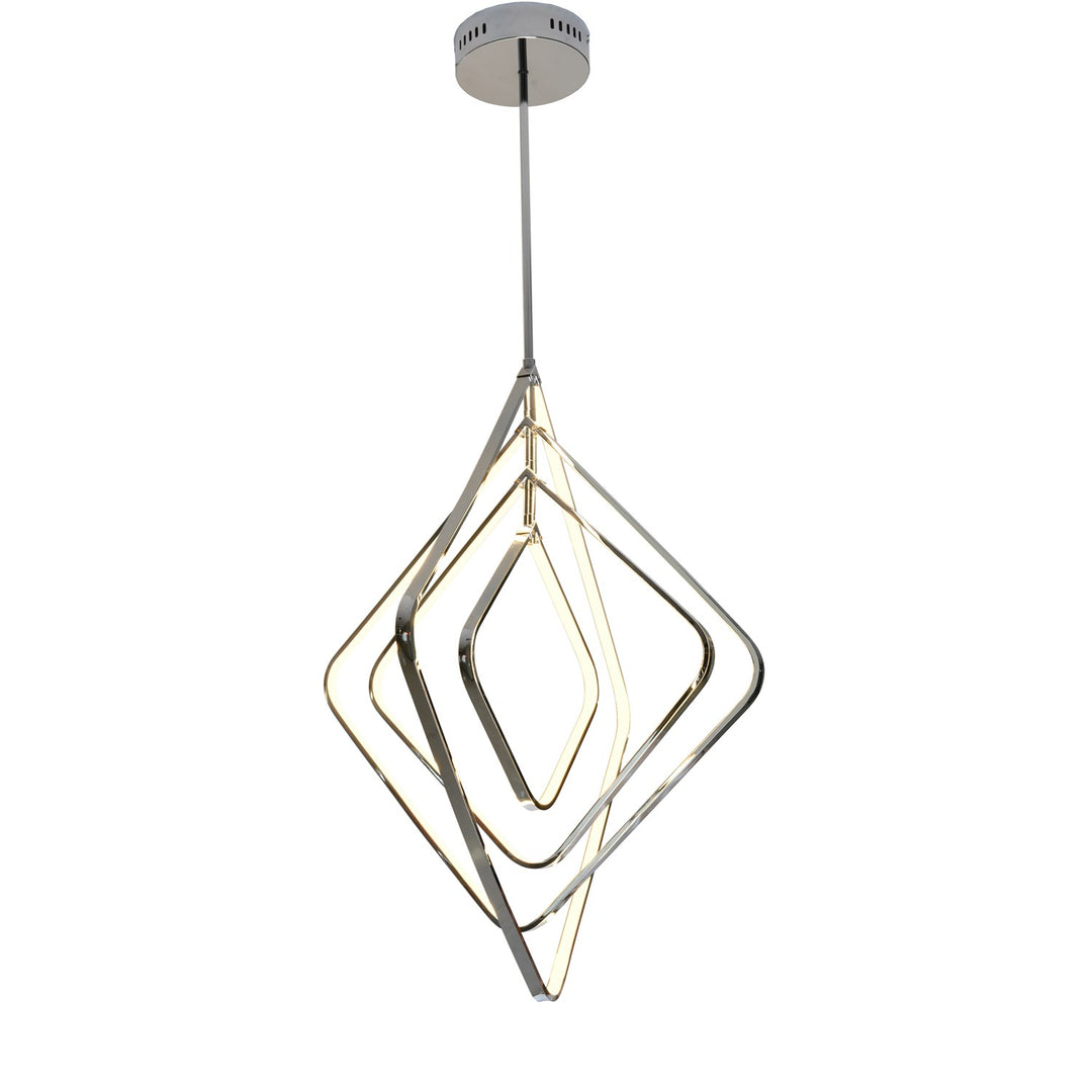 Led Chandelier In Chrome Finish by Bethel
