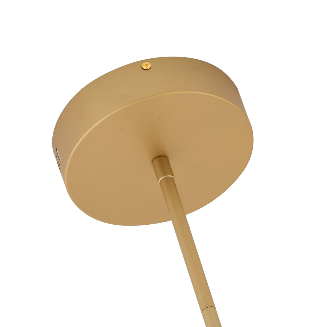 Led Chandelier In Gold Finish