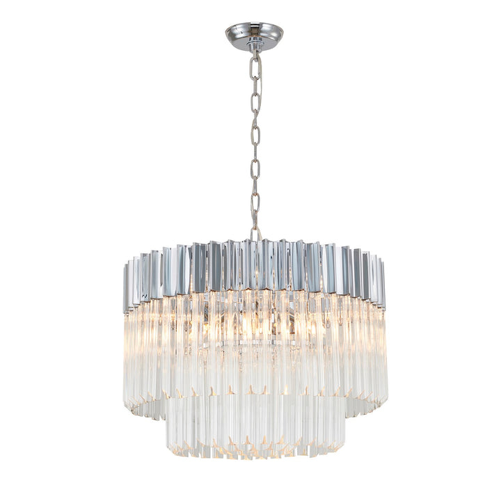 Chandelier In Chrome Finish by Bethel