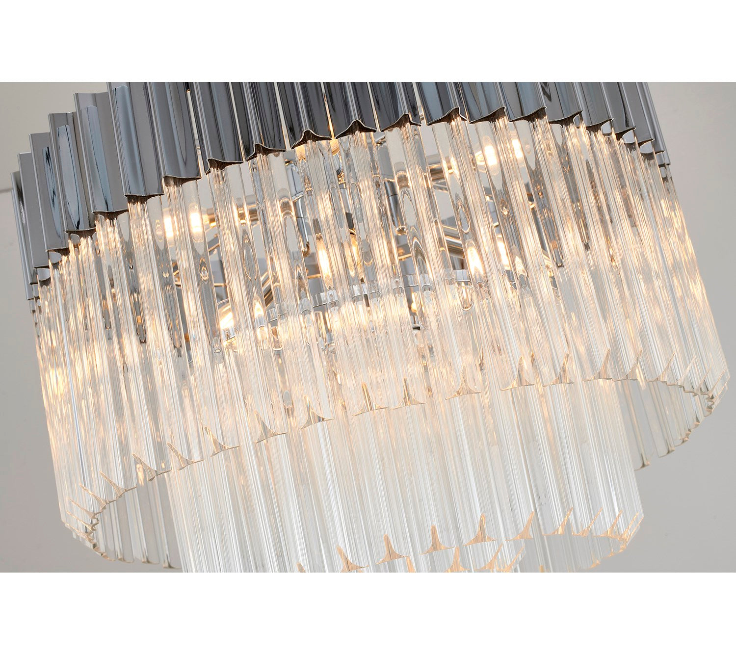 Chandelier In Chrome Finish