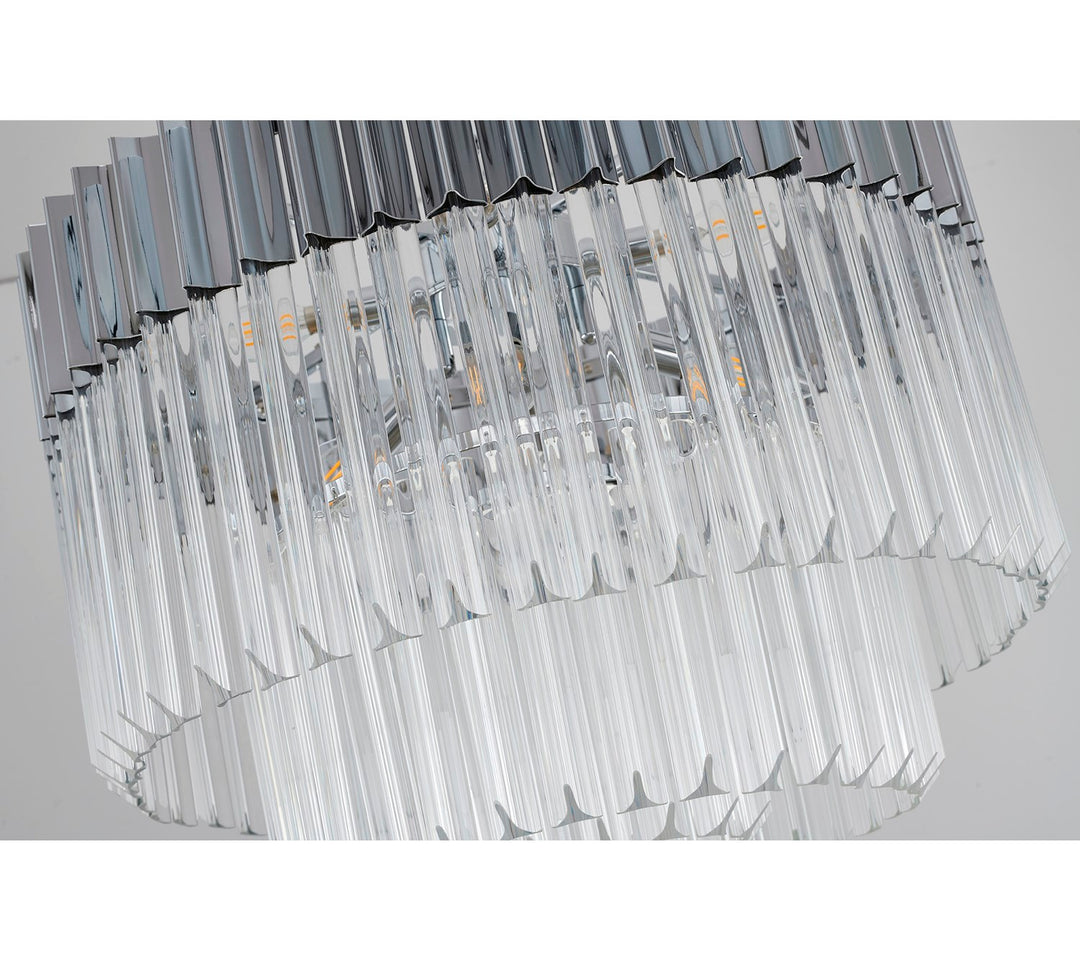 Chandelier In Chrome Finish