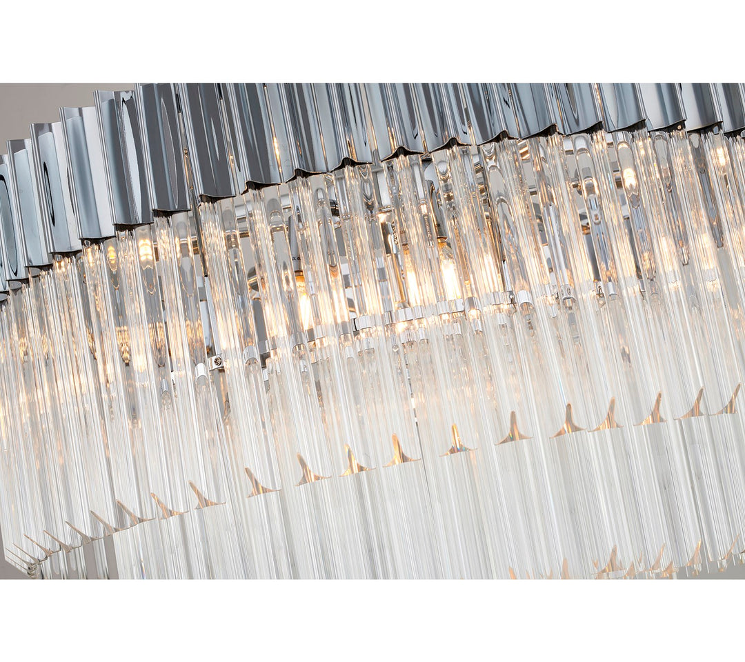 Chandelier In Chrome Finish