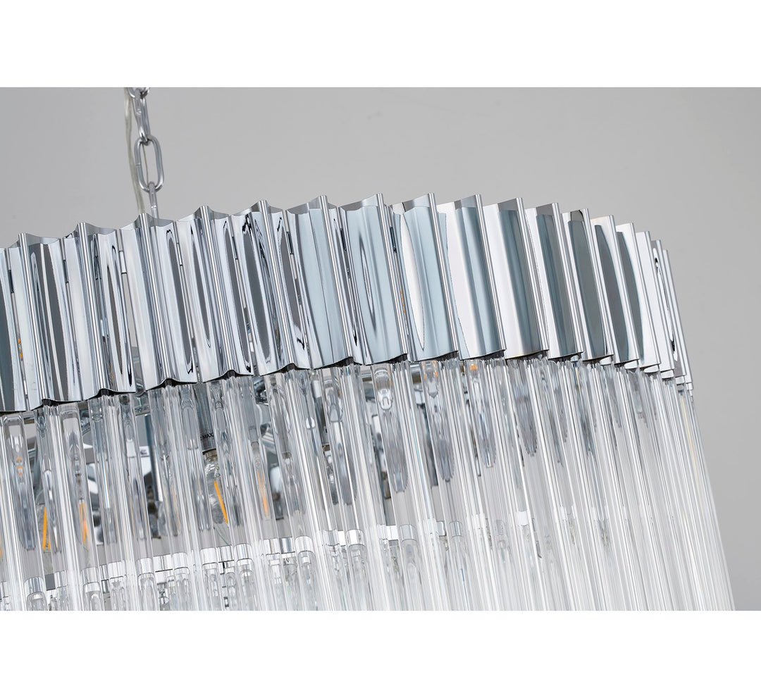 Chandelier In Chrome Finish