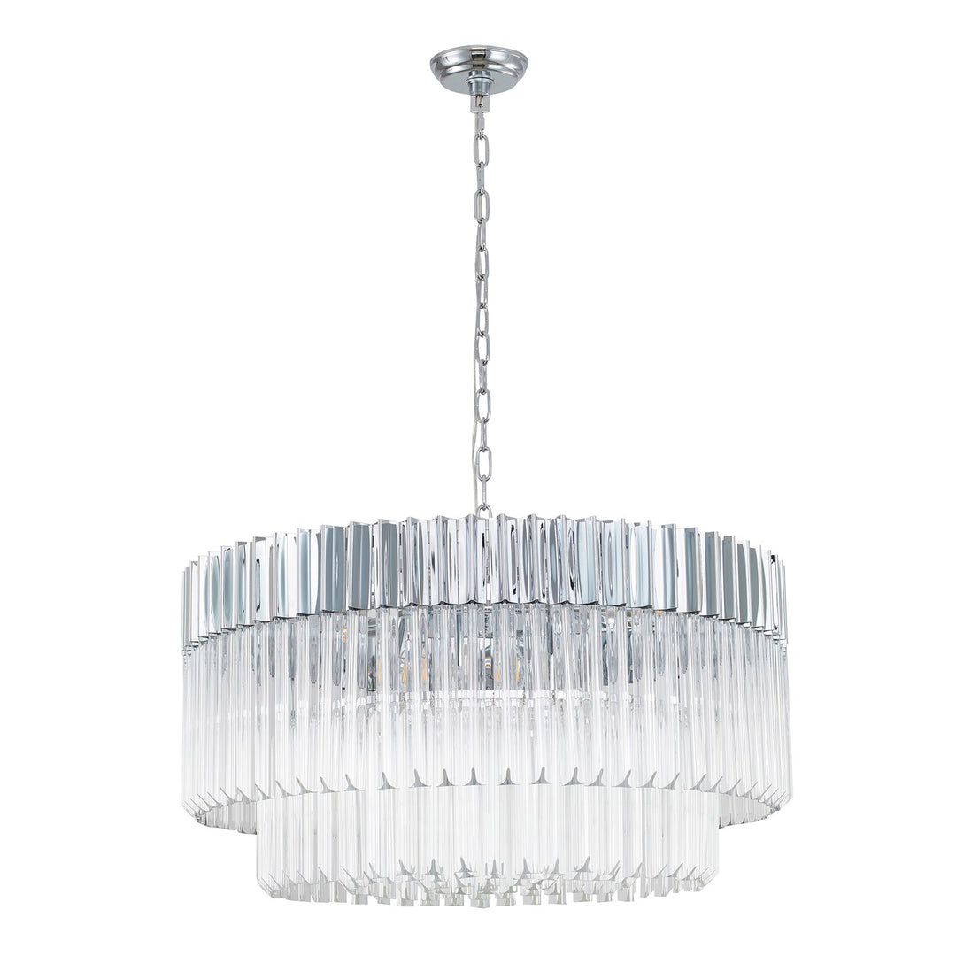 Chandelier In Chrome Finish