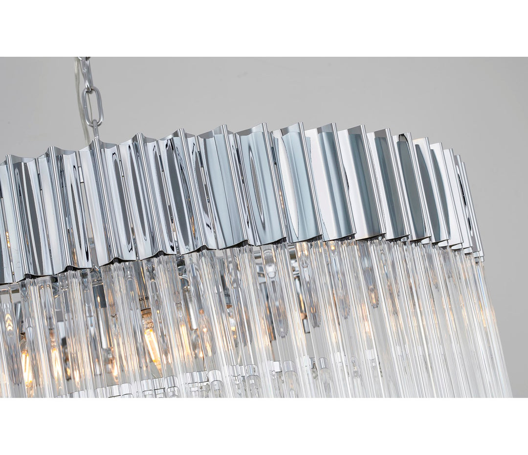 Chandelier In Chrome Finish