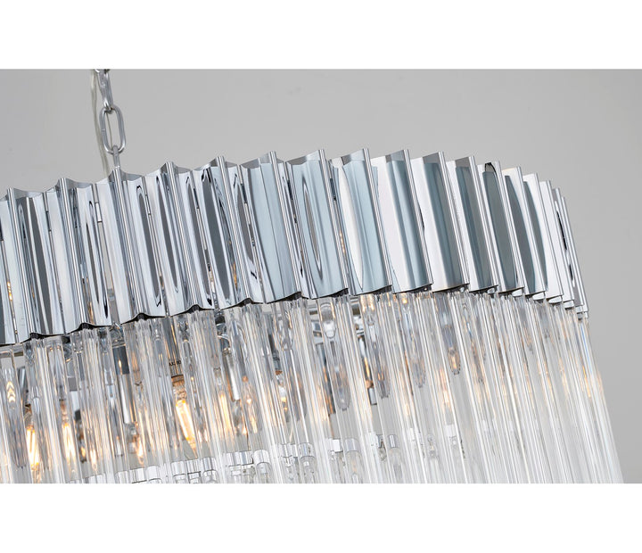 Chandelier In Chrome Finish