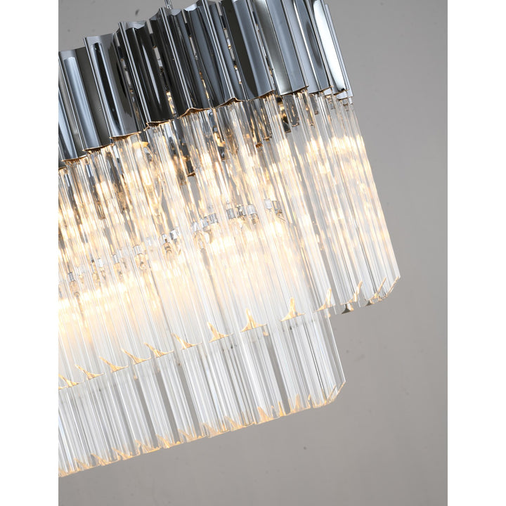 Chandelier In Chrome Finish
