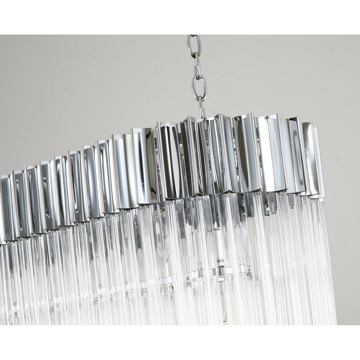 Chandelier In Chrome Finish