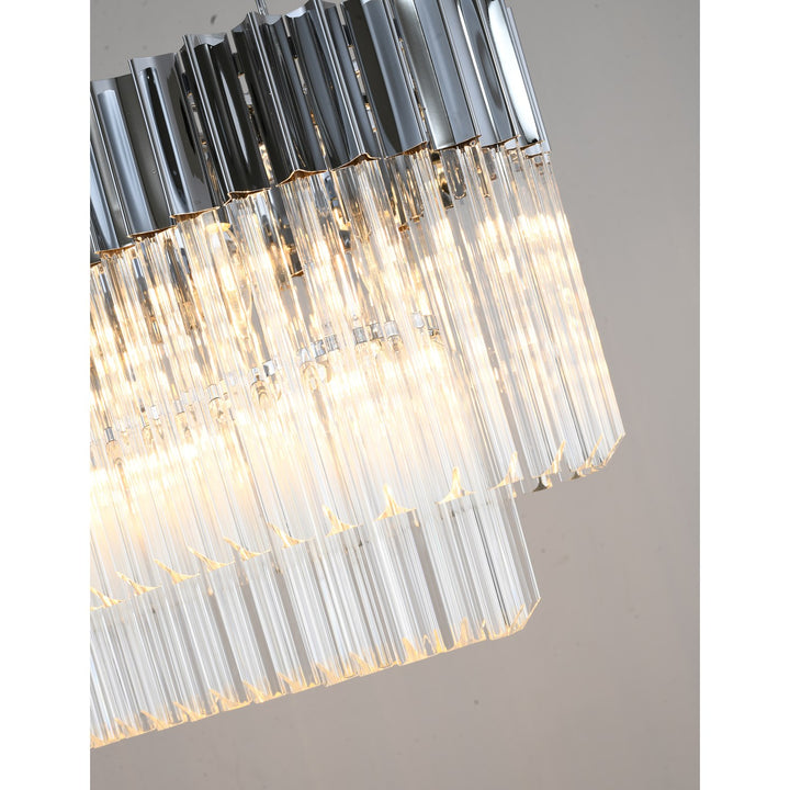 Chandelier In Chrome Finish