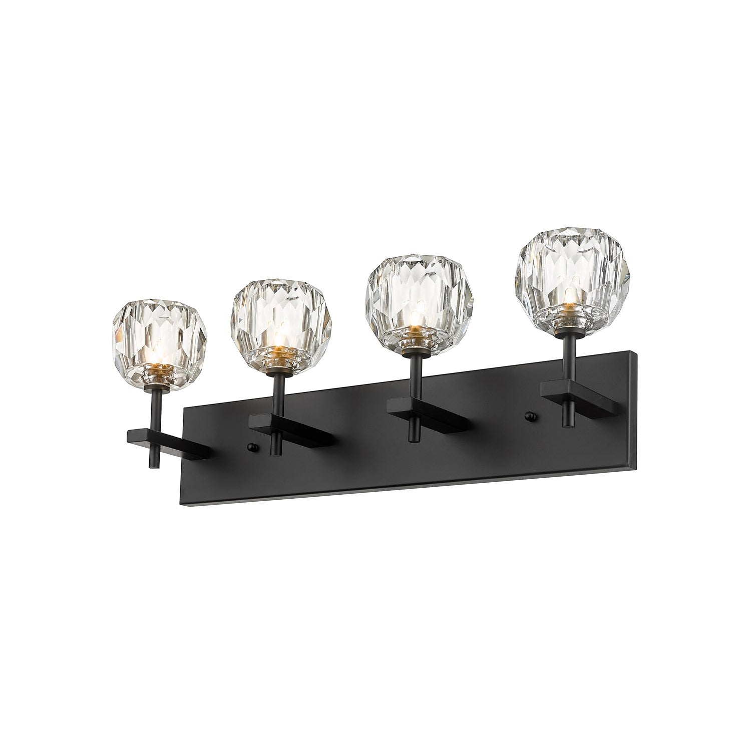 Wall Sconce In Black Finish