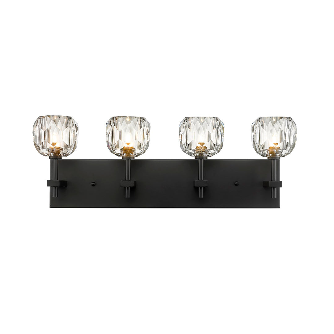 Wall Sconce In Black Finish