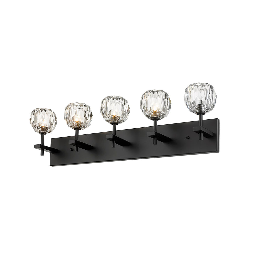 Wall Sconce In Black Finish