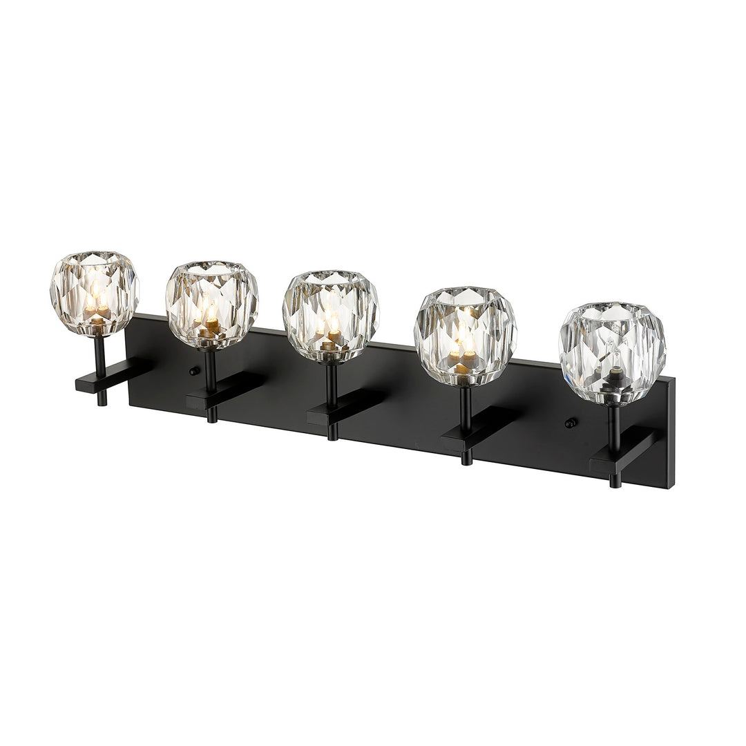 Wall Sconce In Black Finish