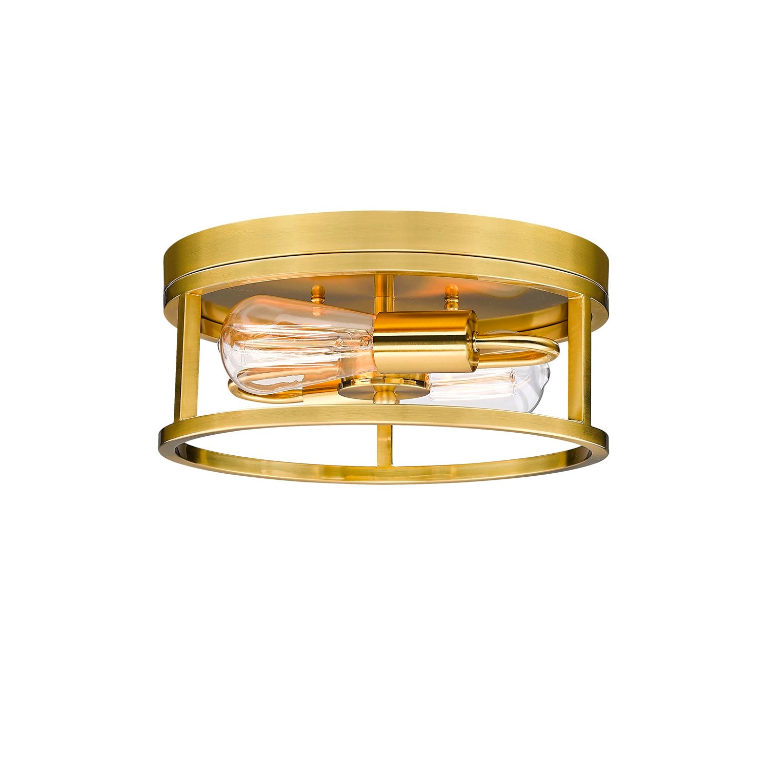 Flush Mount In Gold Finish by Bethel