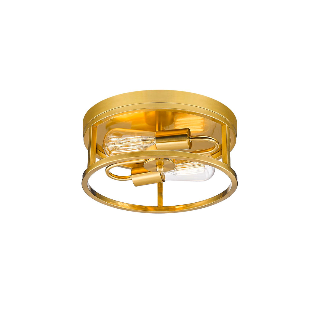 Flush Mount In Gold Finish