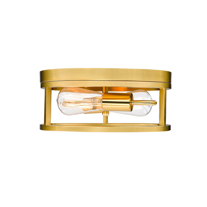Flush Mount In Gold Finish