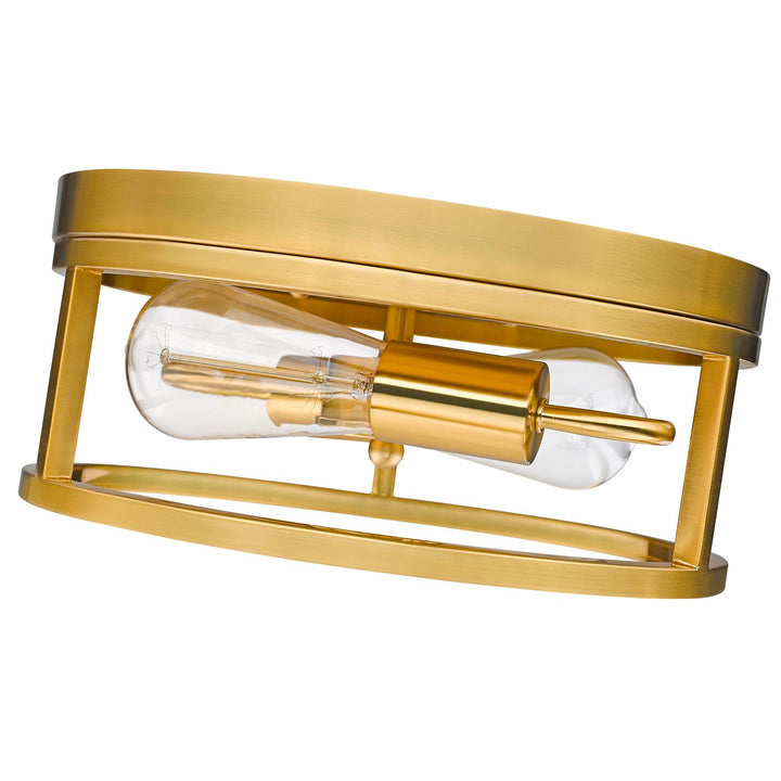 Flush Mount In Gold Finish