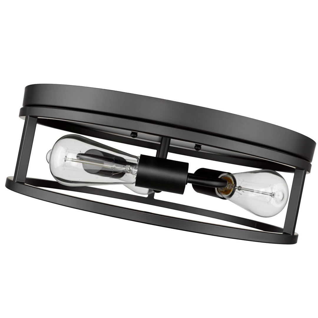 Flush Mount In Black Finish
