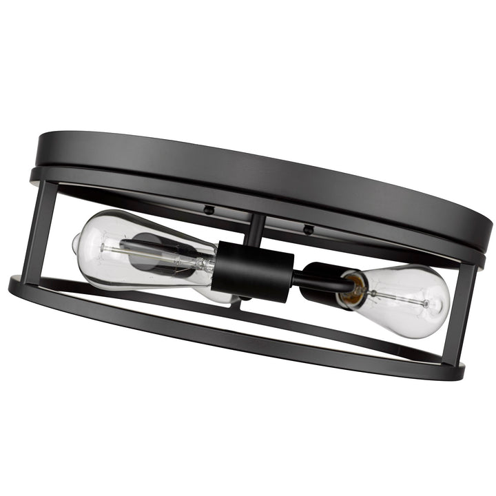 Flush Mount In Black Finish
