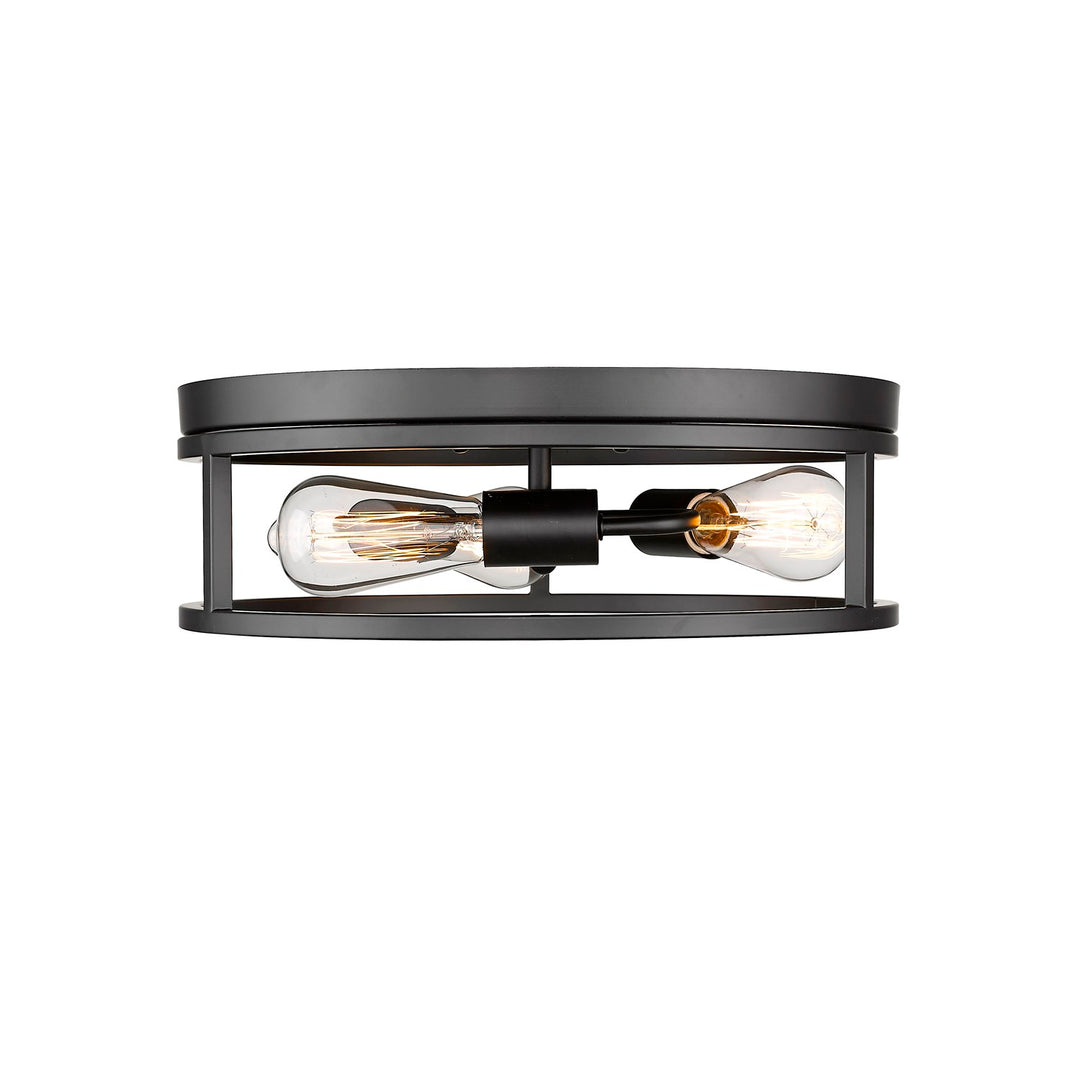 Flush Mount In Black Finish