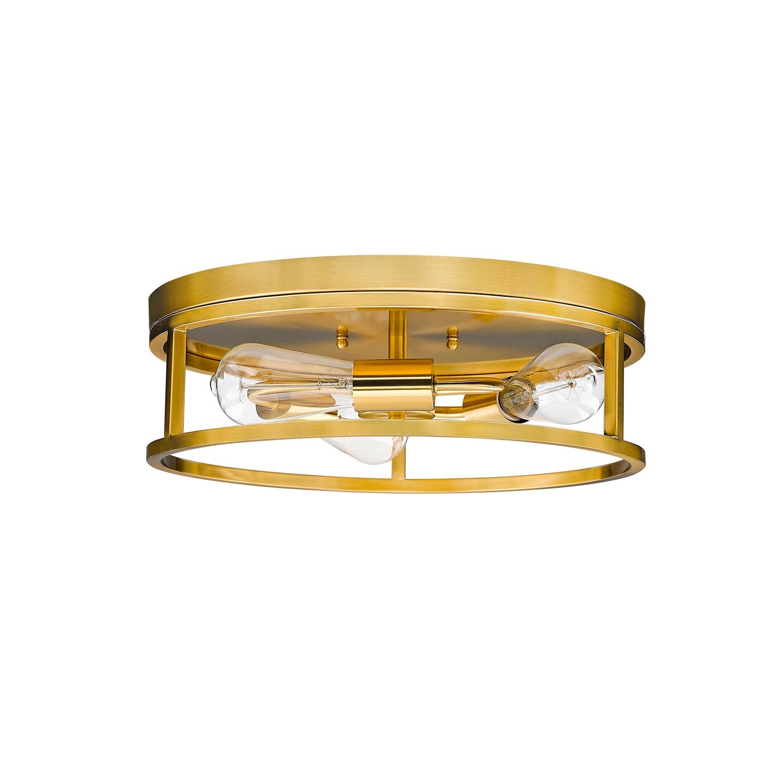 Flush Mount In Gold Finish
