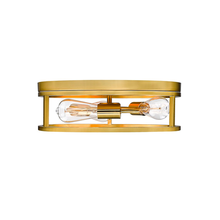 Flush Mount In Gold Finish
