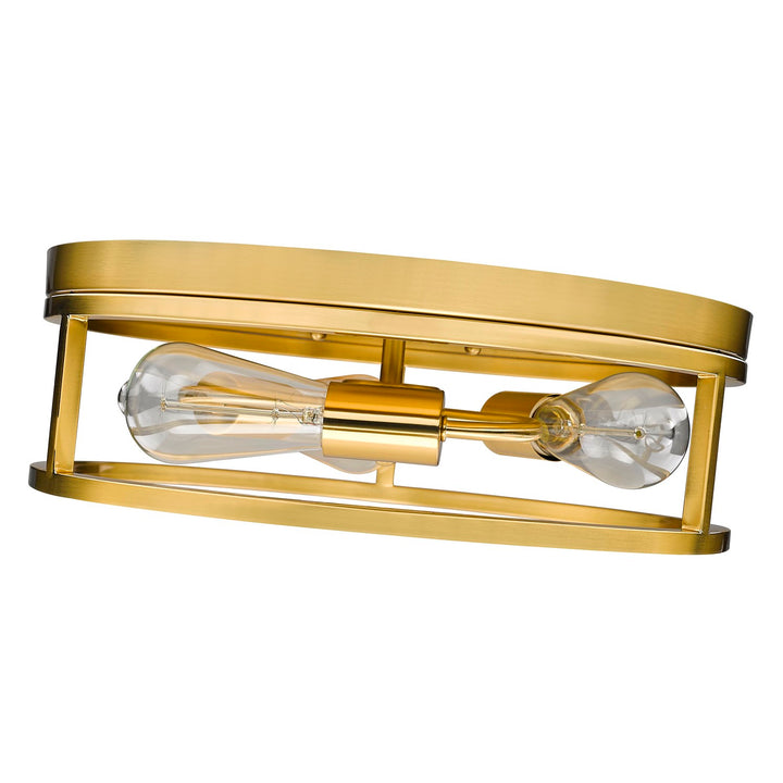 Flush Mount In Gold Finish