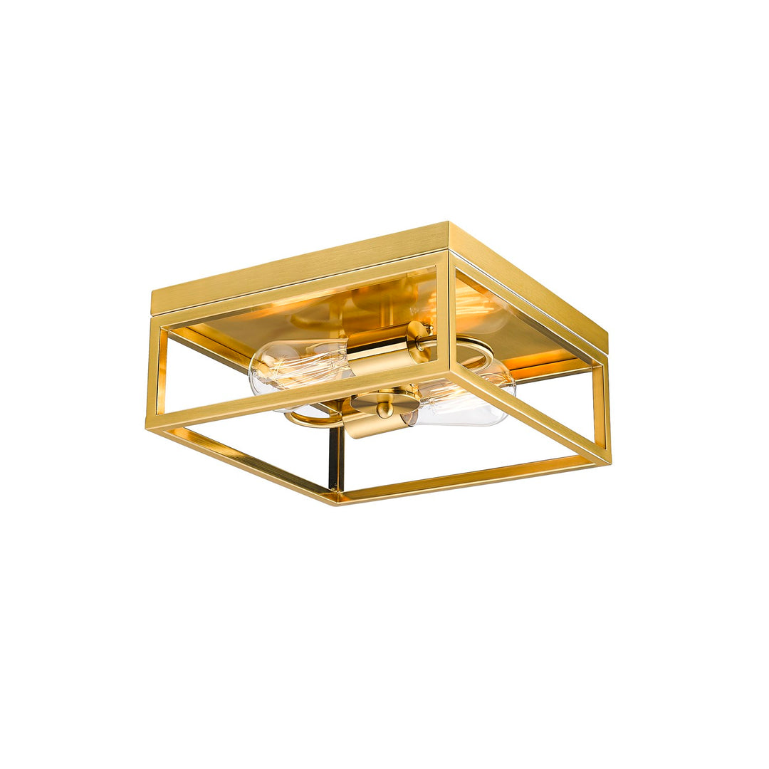 Flush Mount In Gold Finish by Bethel