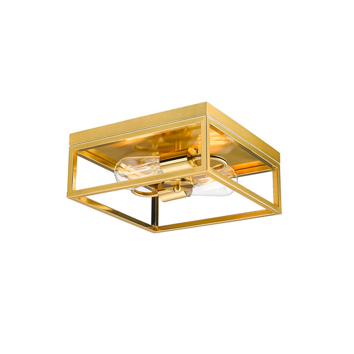 Flush Mount In Gold Finish by Bethel