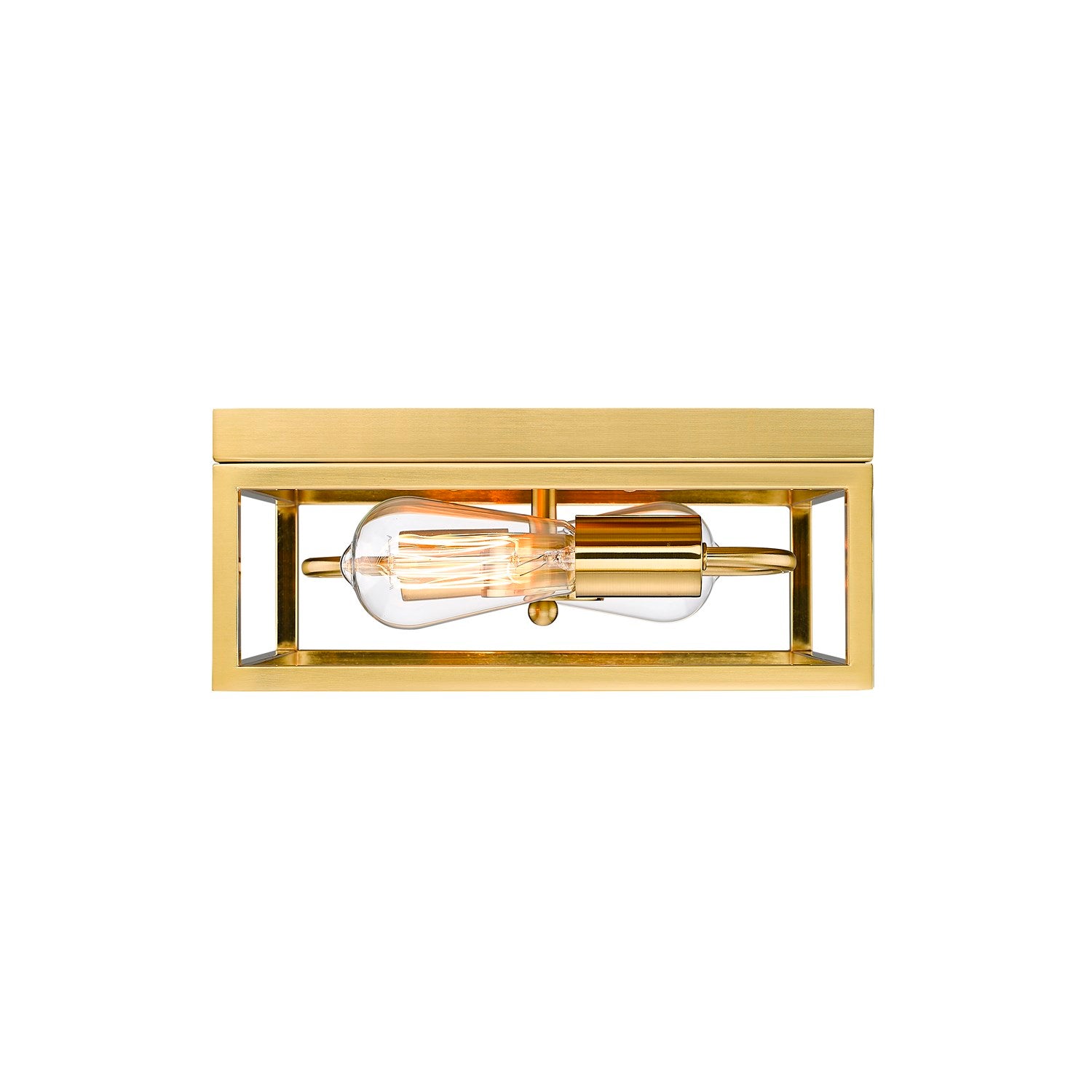 Flush Mount In Gold Finish
