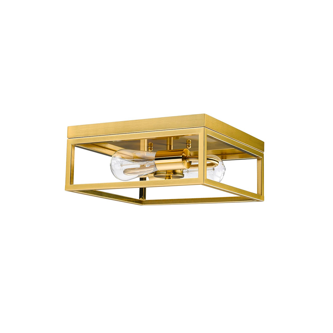 Flush Mount In Gold Finish