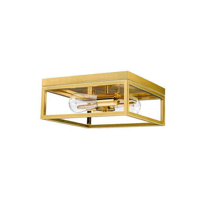 Flush Mount In Gold Finish