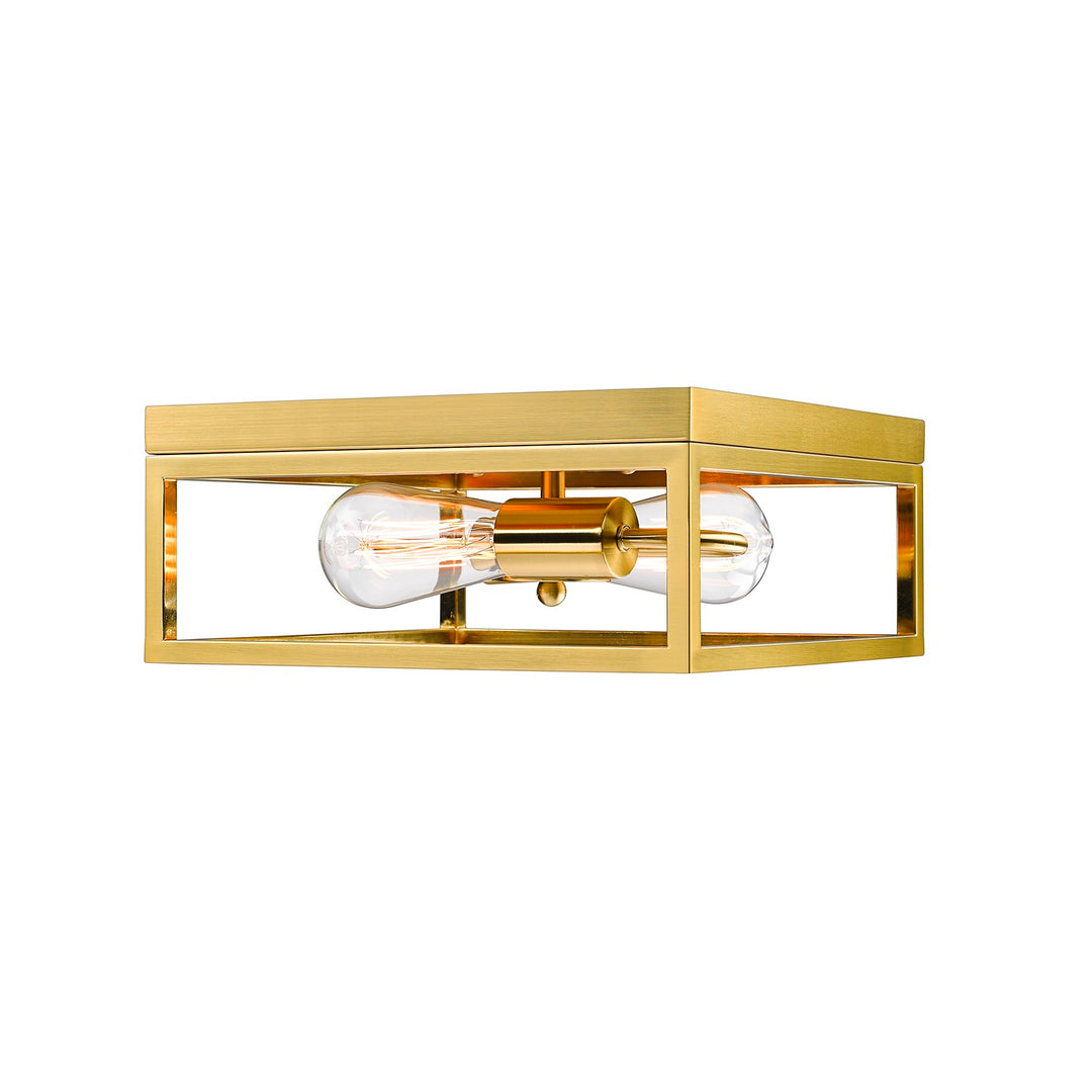 Flush Mount In Gold Finish