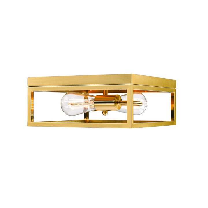 Flush Mount In Gold Finish