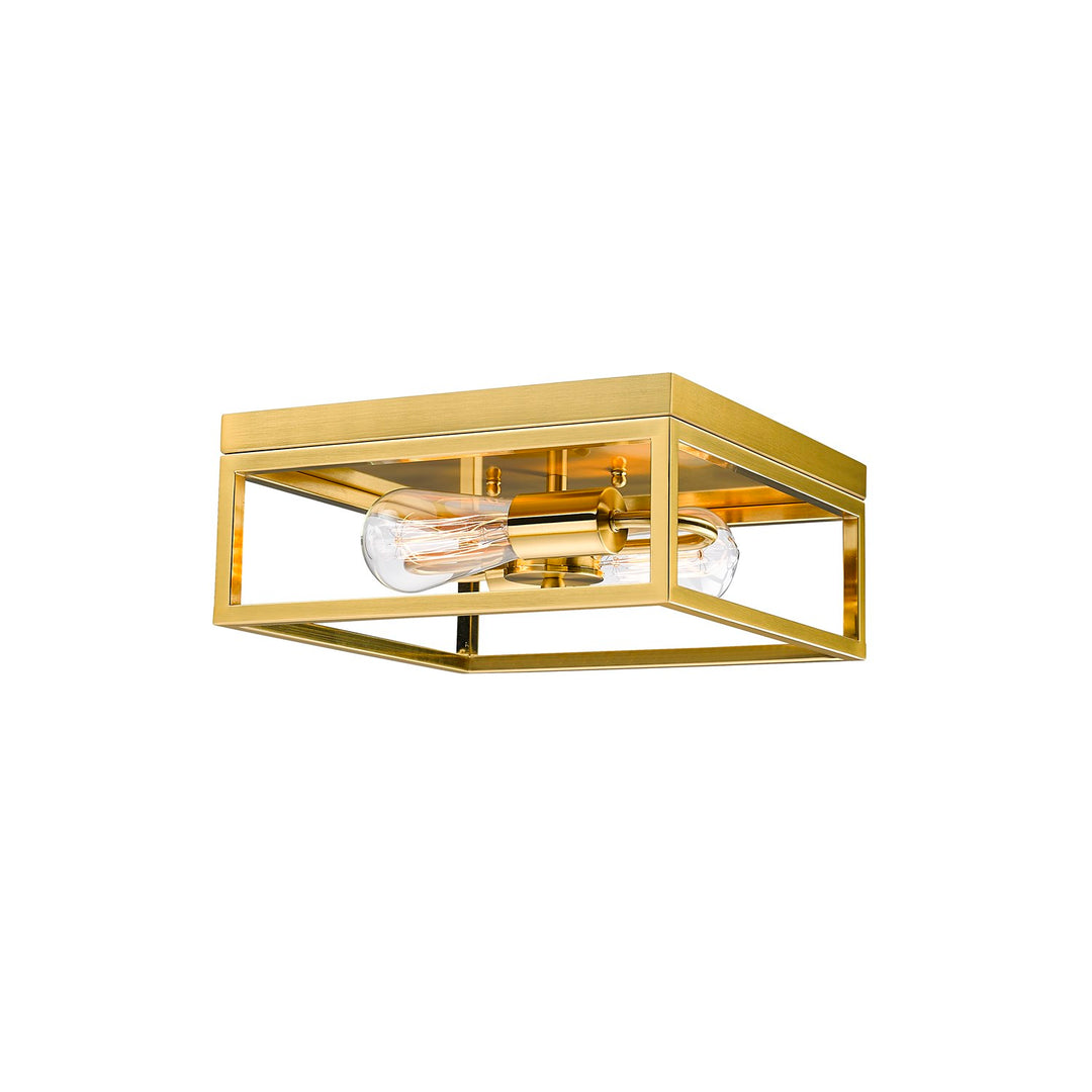Flush Mount In Gold Finish