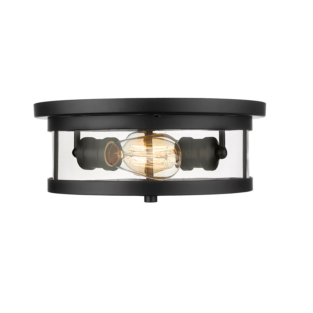 Flush Mount In Black Finish
