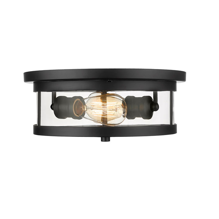 Flush Mount In Black Finish