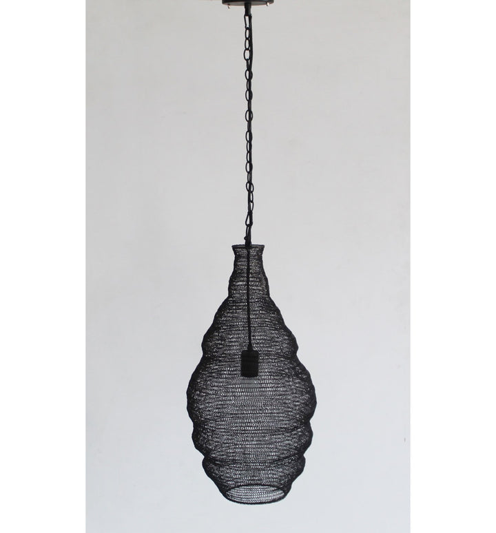 Pendant In Satin Black Finish