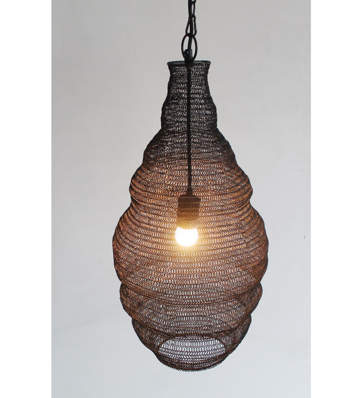 Pendant In Satin Black Finish