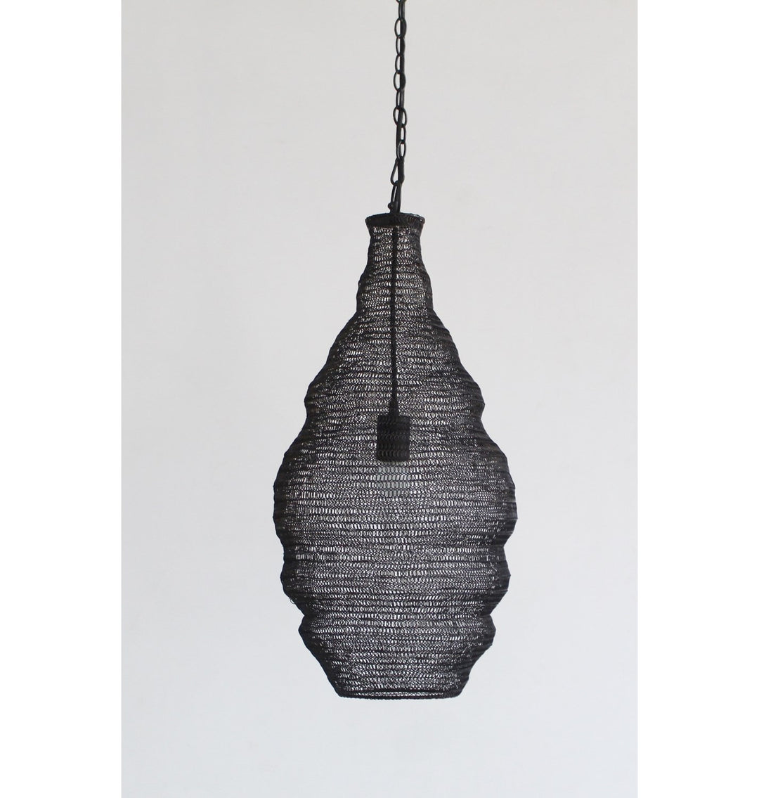 Pendant In Satin Black Finish