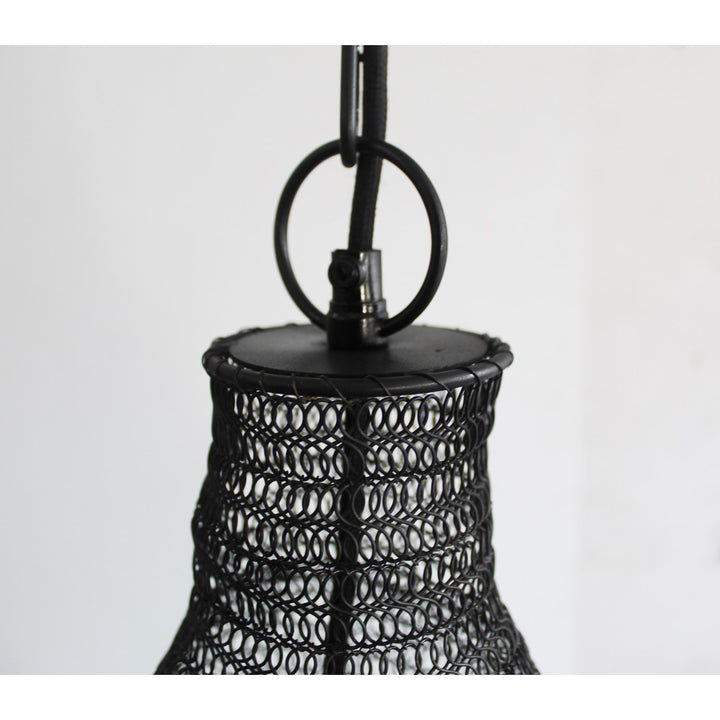 Pendant In Satin Black Finish