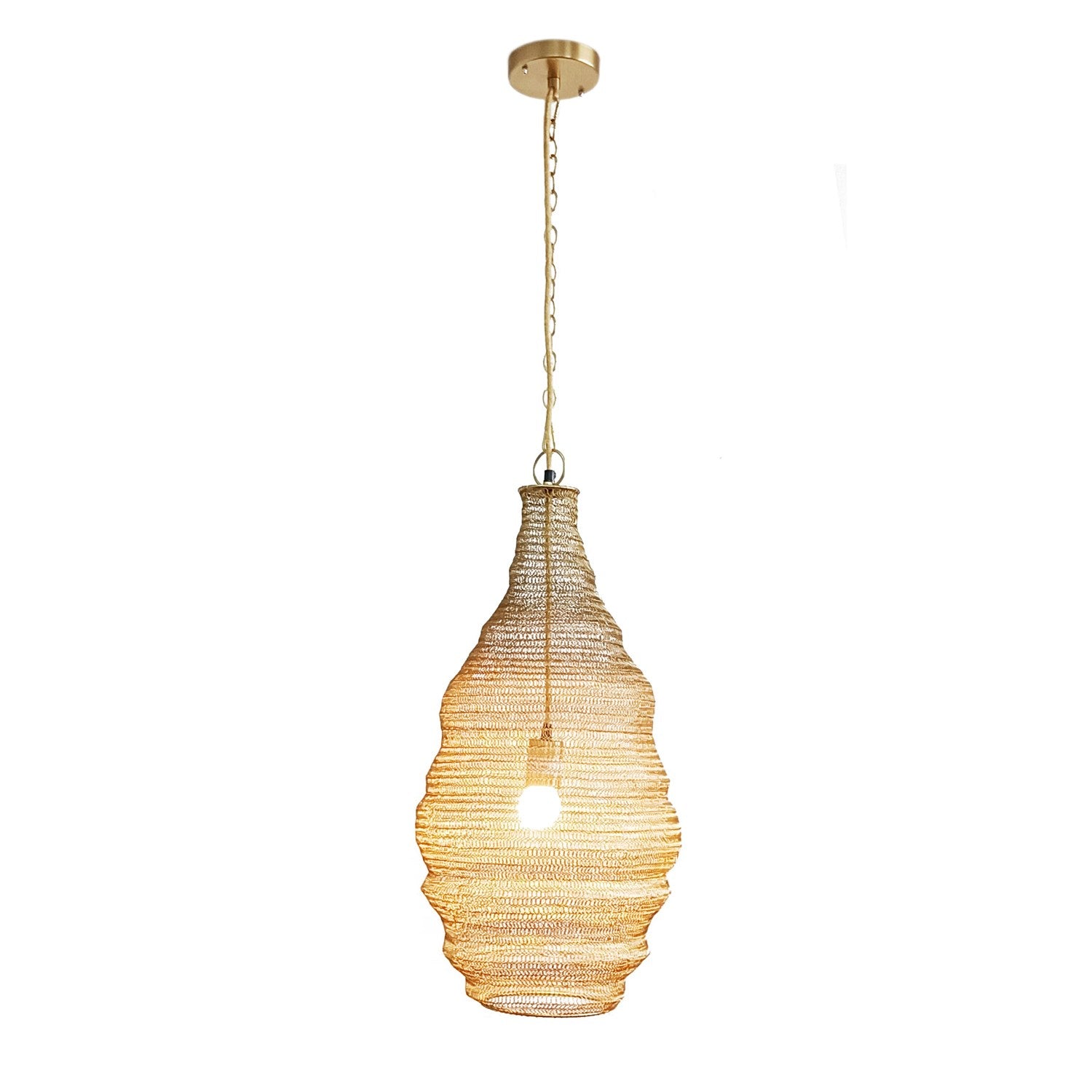 Pendant In Gold Finish by Bethel