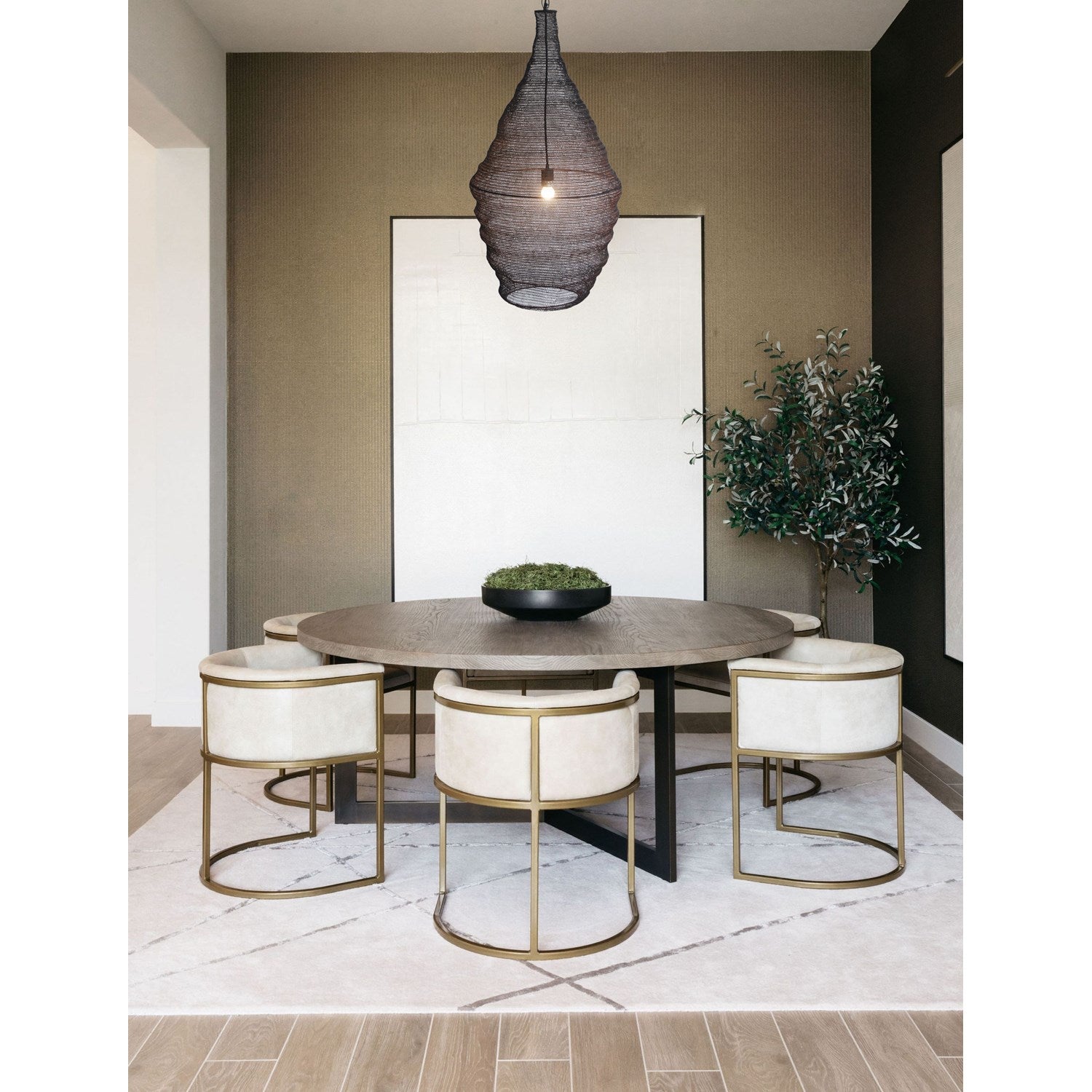 Pendant In Satin Black Finish by Bethel