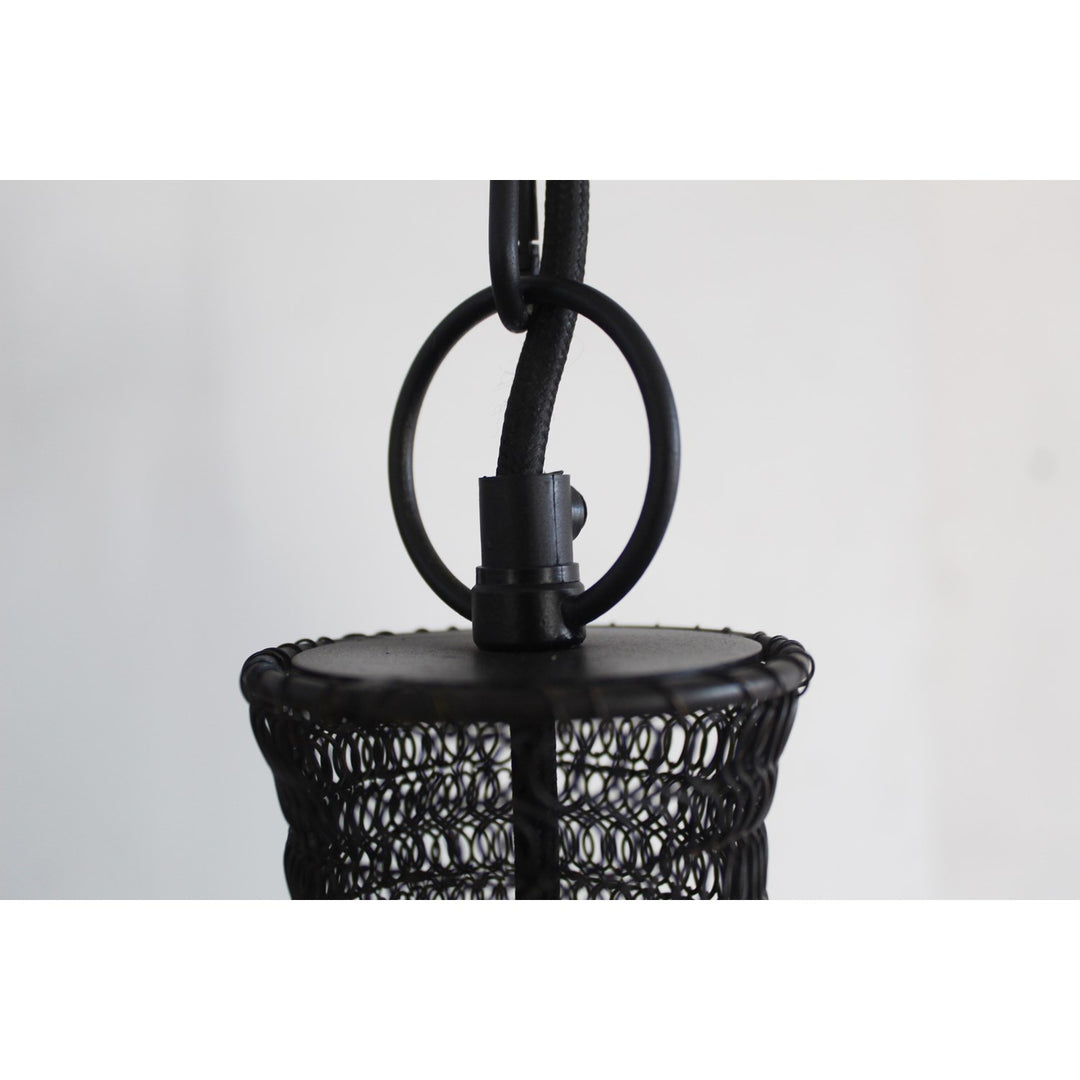 Pendant In Satin Black Finish