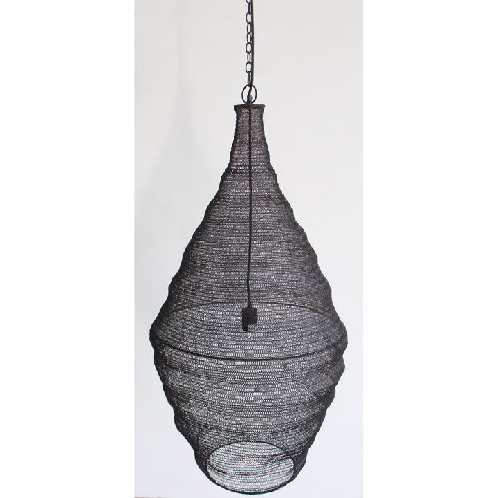 Pendant In Satin Black Finish