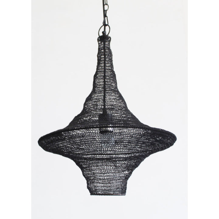 Pendant In Satin Black Finish