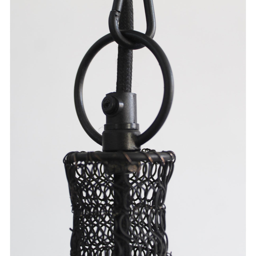 Pendant In Satin Black Finish